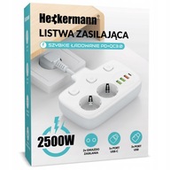 PREdlžovací kábel KRÁTKA NAPÁJACÍ PÁSOK NABÍJAČKA USB-C ZÁSUVKY 3x USB S QC3 PREdlžovací kábel KRÁTKA NAPÁJACÍ PÁSOK NABÍJAČKA USB-C ZÁSUVKY 3x USB S QC3