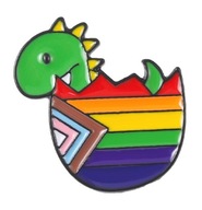 Špendlík, progresívny dinosaurus PRIDE LGBT špendlík Špendlík, progresívny dinosaurus PRIDE LGBT špendlík