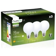 3x E27 G95 8W Globe Mliečna LUMILED LED žiarovka 3x E27 G95 8W Globe Mliečna LUMILED LED žiarovka