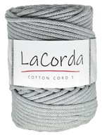 La Corda Cotton String 5 mm 100m šedá Col. La Corda Cotton String 5 mm 100m šedá Col.
