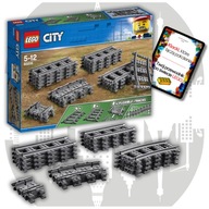 Lego City 60205 Vlakové dráhy Rovné krivky a flexibilná elektronická kniha 4v1 Lego City 60205 Vlakové dráhy Rovné krivky a flexibilná elektronická kniha 4v1