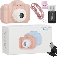 DIGITÁLNY FOTOAPARÁT PRE DETI 24 Mpx 5 hier RUŽOVÁ + 8GB KARTA DIGITÁLNY FOTOAPARÁT PRE DETI 24 Mpx 5 hier RUŽOVÁ + 8GB KARTA