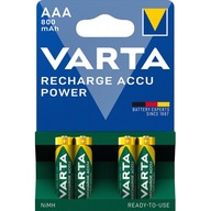4x VARTA R3 AAA BATÉRIE 800mAh - 4x VARTA R3 AAA BATÉRIE 800mAh -