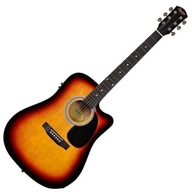 Akustická gitara Fender Squier SA-105 CE Sunb EQ