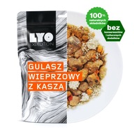 Lyo Food Bravčový guláš s krúpami 83 g, sušený mrazom Lyo Food Bravčový guláš s krúpami 83 g, sušený mrazom