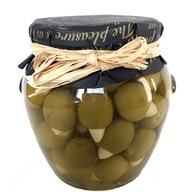 TORREMAR Olivy plnené mandľami v dóze 580g TORREMAR Olivy plnené mandľami v dóze 580g