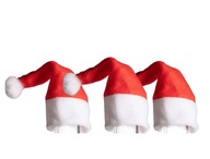 10x SANTA ČIAPKY na fľašky na príbor VIANOČNÁ DEKORÁCIA 10x SANTA ČIAPKY na fľašky na príbor VIANOČNÁ DEKORÁCIA