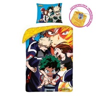 Obliečky My Hero Academia + taška 5421BL HALANTEX 140x200 Obliečky My Hero Academia + taška 5421BL HALANTEX 140x200