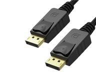 Unitek DisplayPort-DisplayPort kábel 4K 60Hz 2m pozlátené zástrčky