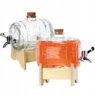 SKLENENÝ SUD 1,5L SUD ANTAŁEK NÁPOJE VODKA VÍNO BIMBERS LIMONÁDA 2x SKLENENÝ SUD 1,5L SUD ANTAŁEK NÁPOJE VODKA VÍNO BIMBERS LIMONÁDA 2x