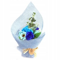AwGifts Modrá mydlová kytica pre babičku