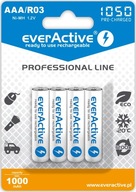 BATÉRIA AAA R3 1050mAh EverActive 4 ks BATÉRIA AAA R3 1050mAh EverActive 4 ks