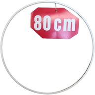 BIELA HRUBÁ 5mm obruč na lapače snov, 80 cm BIELA HRUBÁ 5mm obruč na lapače snov, 80 cm