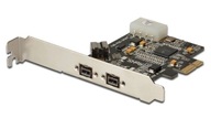 Karta/ovládač Firewire (800) PCI Exp., 2xExt. 1x