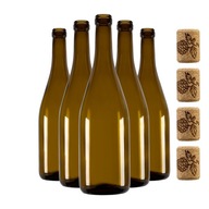 15x FĽAŠE BORGUNSKÉHO VÍNA 750 ML + KORKY 0,75 L 15x FĽAŠE BORGUNSKÉHO VÍNA 750 ML + KORKY 0,75 L