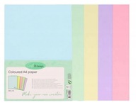 Farebný papier PASTEL A4 80g 5 farieb 250 listov Farebný papier PASTEL A4 80g 5 farieb 250 listov