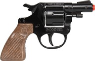 Policajný revolver s perkusnou hlavicou, otváracia hlaveň, 8 rán