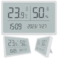 Termohygrometer Hygrometer Teplomer Meranie teploty Vlhkosť LCD 4v1