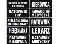 Reflexný funkčný znak na suchý zips, 13 x 5 cm Reflexný funkčný znak na suchý zips, 13 x 5 cm