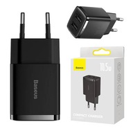 BASEUS RÝCHLA SIEŤOVÁ NABÍJAČKA NAPÁJACÍ ZDROJ PRE TELEFÓN 2X USB 10,5W BASEUS RÝCHLA SIEŤOVÁ NABÍJAČKA NAPÁJACÍ ZDROJ PRE TELEFÓN 2X USB 10,5W