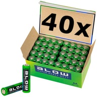40x VÝKONNÁ BLOW AA BATÉRIA LR6 R6 1,5V SADA PRSTOV 40x VÝKONNÁ BLOW AA BATÉRIA LR6 R6 1,5V SADA PRSTOV