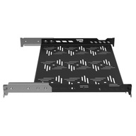 Nastaviteľná polica pre 19" RACK skrine RSA19-1U-350B Nastaviteľná polica pre 19" RACK skrine RSA19-1U-350B