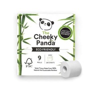 Cheeky Panda toaletný papier 9 roliek bez plastu