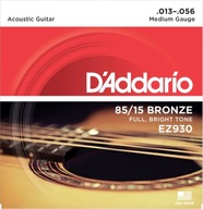 Struny pre akustickú gitaru - D'addario EZ930 13-56