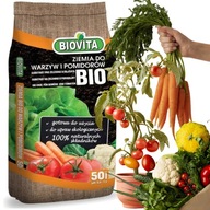 PRIPRAVENÝ BIO SUBSTRÁT PRE ZELENINU A paradajky BIOVITA 50L S HNOJÍM PRIPRAVENÝ BIO SUBSTRÁT PRE ZELENINU A paradajky BIOVITA 50L S HNOJÍM
