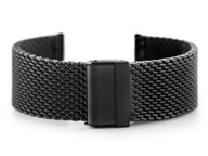 Náramok Pacific 10 - HQ mesh - matná čierna 20mm Náramok Pacific 10 - HQ mesh - matná čierna 20mm