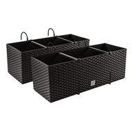 2x Závesný box na zábradlí DRT500 Umbra 2x Závesný box na zábradlí DRT500 Umbra