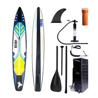 SUP PADLE BOARD 420 CM NAFUKOVANÝ NA PLÁVANIE ODOLNÝ + PRÍSLUŠENSTVO