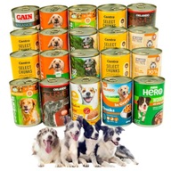 Mokré krmivo pre psov Can Mixed Pack Pieces Mix príchutí 20 ks x 400g