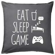 Vankúš EAT SLEEP GAME 50x50 darček Vankúš EAT SLEEP GAME 50x50 darček