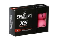 SPALDING XS matné golfové loptičky ružové, 6 ks