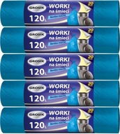 PERÁ VRECKÁ NA ODPAD 120L 20KS SILNÁ MODRÁ x4 PERÁ VRECKÁ NA ODPAD 120L 20KS SILNÁ MODRÁ x4