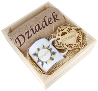 SKVELÝ DARČEK PRE DEDKA UTERÁK + KRABIČKA NA HRNKY SKVELÝ DARČEK PRE DEDKA UTERÁK + KRABIČKA NA HRNKY