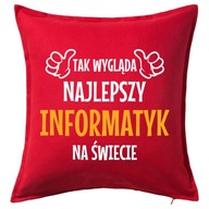 Vankúš THE BEST IT SCIENTIST 50x50 darček Vankúš THE BEST IT SCIENTIST 50x50 darček