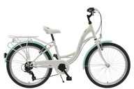 Bicykel Laguna 24 VS-2 bielo-tyrkysová 14"r22 Bicykel Laguna 24 VS-2 bielo-tyrkysová 14"r22