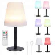 STOLNÁ LAMPA NABÍJACIA LED NOČNÁ LAMPA USB VODEODOLNÉ RGB + DIAĽKOVÉ STOLNÁ LAMPA NABÍJACIA LED NOČNÁ LAMPA USB VODEODOLNÉ RGB + DIAĽKOVÉ