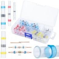 VEĽKÁ SADA SADA TUV, TEPELOM ZMRŠŤOVACÍCH RÚROVIEK S CÍNOM, 100KS KRABIČKA 0,25-6MM VEĽKÁ SADA SADA TUV, TEPELOM ZMRŠŤOVACÍCH RÚROVIEK S CÍNOM, 100KS KRABIČKA 0,25-6MM