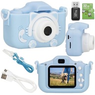 DIGITÁLNA KAMERA PRE DETI FULL HD 40 Mpx HERNÁ KAMERA + 32GB KARTA XXL SET DIGITÁLNA KAMERA PRE DETI FULL HD 40 Mpx HERNÁ KAMERA + 32GB KARTA XXL SET