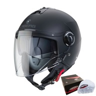 CABERG JET RIVIERA V4X ČIERNA MATNÁ L. PRILBA OTVORENÁ CABERG JET RIVIERA V4X ČIERNA MATNÁ L. PRILBA OTVORENÁ