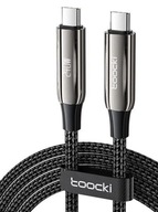 TOOCKI USB-C KÁBEL 2 metre PD 240W PRE RÝCHLE NABÍJANIE A PRENOS DÁT TOOCKI USB-C KÁBEL 2 metre PD 240W PRE RÝCHLE NABÍJANIE A PRENOS DÁT