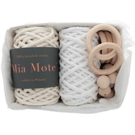 Mia Mote Macrama Set pre začiatočníkov String Braided Eco Gift Mia Mote Macrama Set pre začiatočníkov String Braided Eco Gift