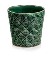 Vintage keramická pokrievka na kvetináč 14x13 cm Vintage keramická pokrievka na kvetináč 14x13 cm