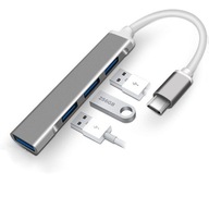 HUB ADAPTÉR 4 x USB-A 3.0 USB-C TYP-C SLIM