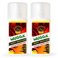 2x MUGGA SPREJ SILNÝ 50% DEET pre TRÓPY 2x MUGGA SPREJ SILNÝ 50% DEET pre TRÓPY
