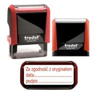 KOMPATIBILITA pečiatky S ORIGINÁLNYMI výtlačkami Trodat 4911 PREMIUM KVALITY 38X14mm KOMPATIBILITA pečiatky S ORIGINÁLNYMI výtlačkami Trodat 4911 PREMIUM KVALITY 38X14mm