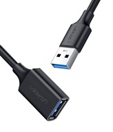 USB 3.0 predlžovací kábel UGREEN čierny 300cm 3m